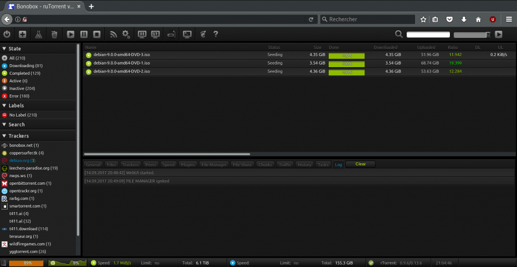 Rutorrent seedbox best settings for night l2phx interlude como usar utorrent
